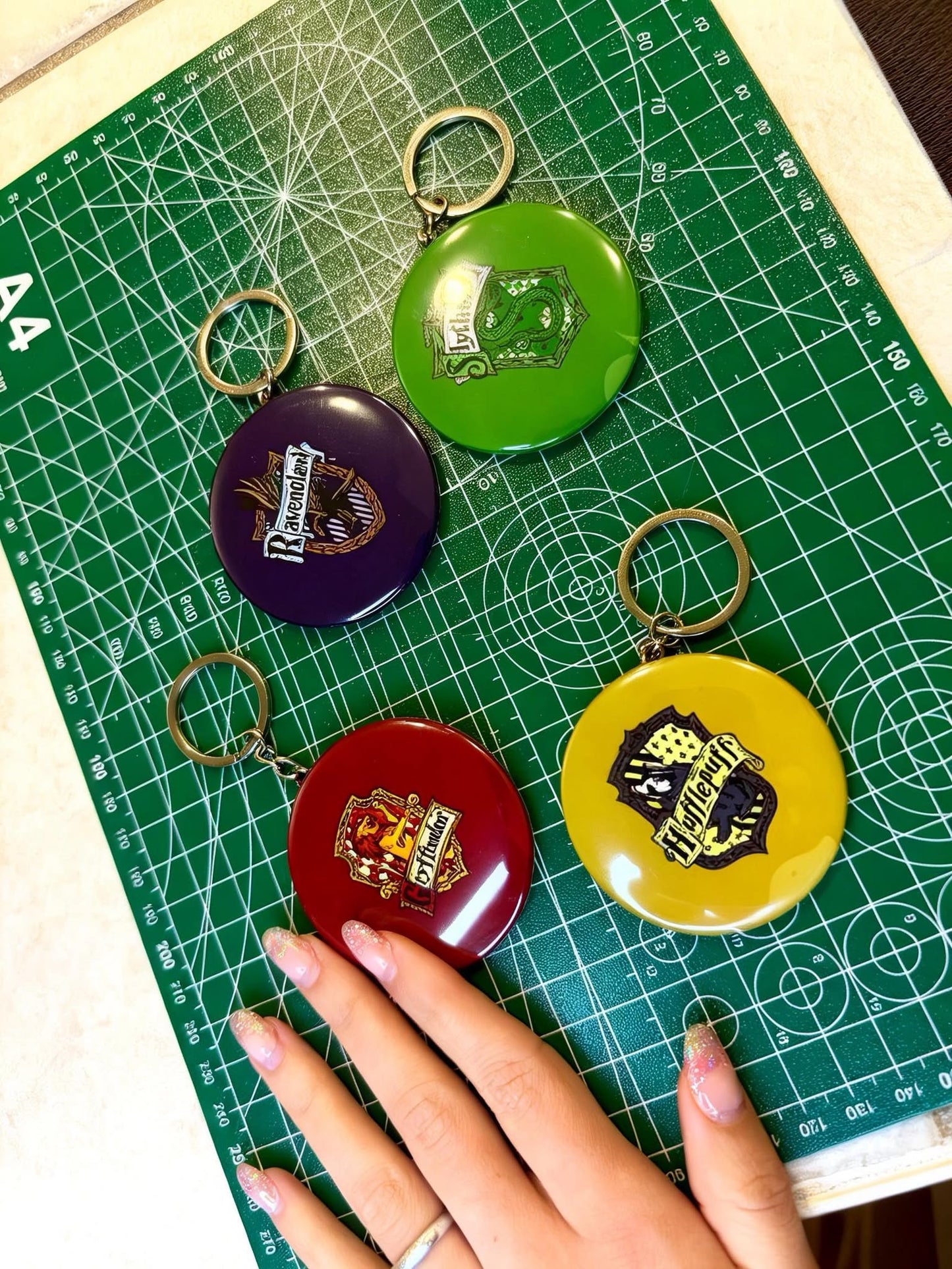 Set of 3 Personalized Keychains – 2.25”
